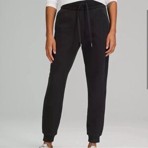 Lululemon Scuba High Rise Jogger Sweatpants Black 12 FLAW